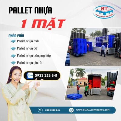 Pallet nhựa 1 mặt