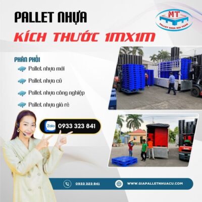 Pallet nhựa kích thước 1mx1m