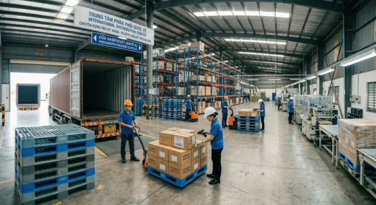 Pallet nhựa cho logistics